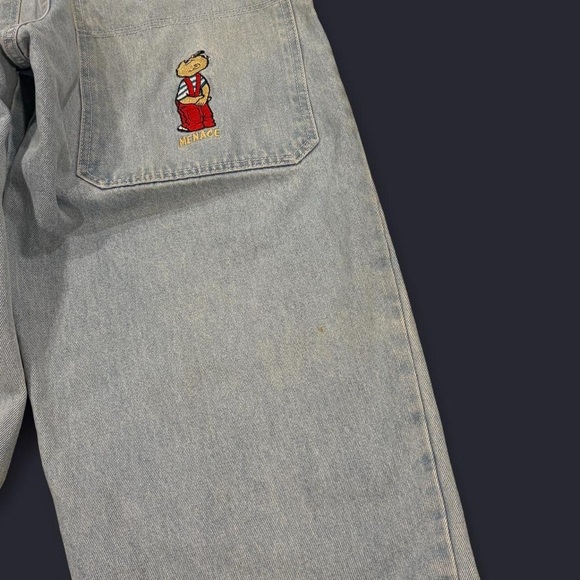 90’s Vintage Skater Baggy Jeans by Menace - Picture 4 of 7